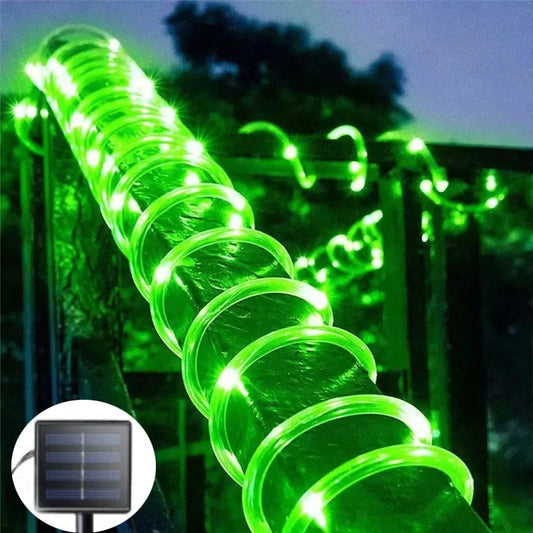 Solar Magic: EcoGlow LED Rope Lights – Illuminate Your Nights with Enchanting Solar-Powered Fairy Lights