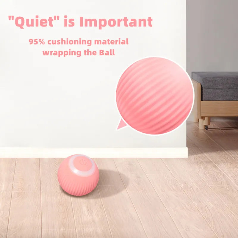 Chase & Pounce Electric Cat Ball: The Ultimate Interactive Playmate for Your Furry Friend