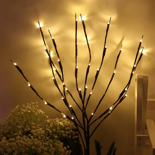 Enchanted Illuminations: 29.5" LED Tree Branch Fairy Lights - Versatile & Magical Decor for Any Space