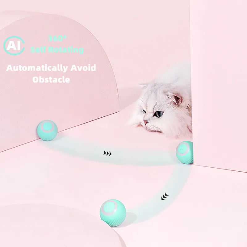 Chase & Pounce Electric Cat Ball: The Ultimate Interactive Playmate for Your Furry Friend